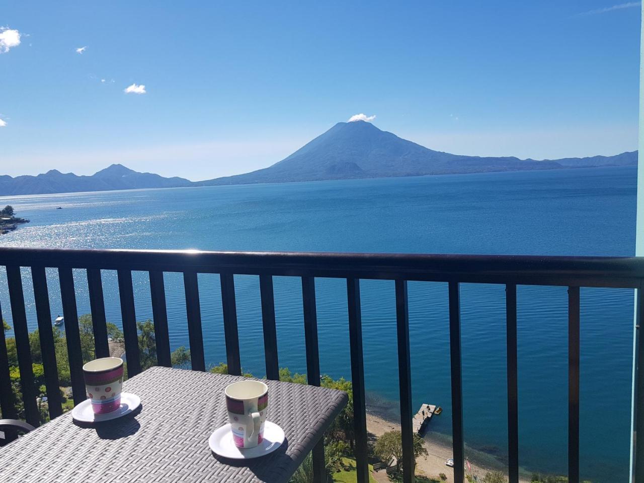 Sky view Atitlán lake suites ,una inmejorable vista apto privado dentro del lujoso hotel Panajachel Exterior foto